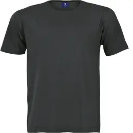 Biodegradable Cotton Crew Neck T-Shirt Charcoal